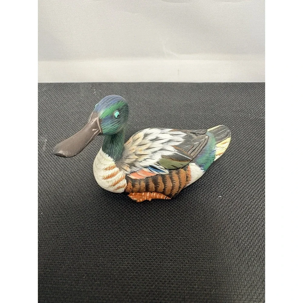 VTG Duck Commander Signed? Duck Figurine Miniature 1998 Logan Unique